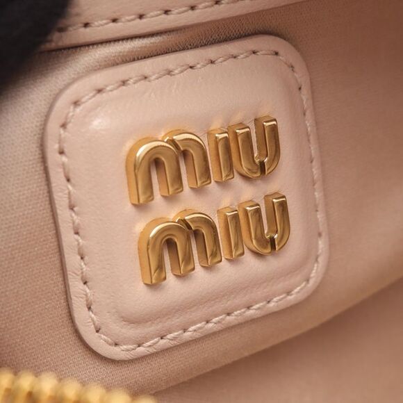 Miu Miu Matelasse Leather Handbag Pink - Picture 3 of 5